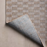 Amber Lewis x Loloi Topanga Natural / Dove Rug 5-Rugs - indoor/outdoor Loloi