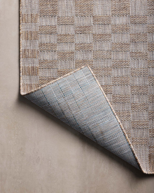 Amber Lewis x Loloi Topanga Natural / Dove Rug 5-Rugs - indoor/outdoor Loloi