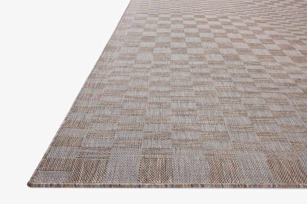 Amber Lewis x Loloi Topanga Natural / Dove Rug 5-Rugs - indoor/outdoor Loloi