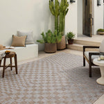 Amber Lewis x Loloi Topanga Natural / Dove Rug 5-Rugs - indoor/outdoor Loloi