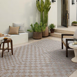 Amber Lewis x Loloi Topanga Natural / Dove Rug 5-Rugs - indoor/outdoor Loloi