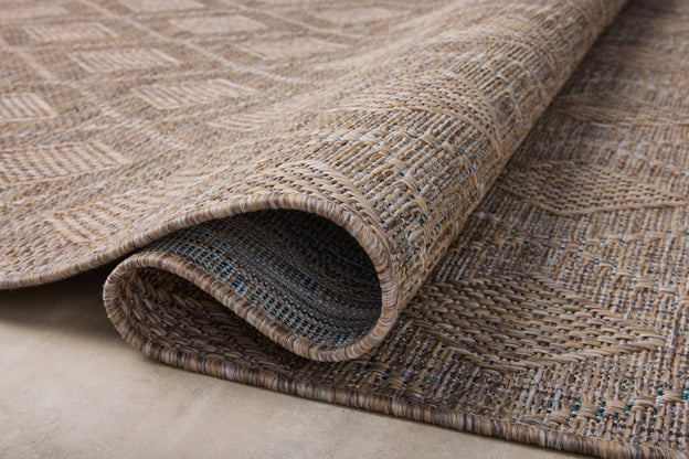 Amber Lewis x Loloi Topanga Natural / Mist Rug 5-Rugs - indoor/outdoor Loloi