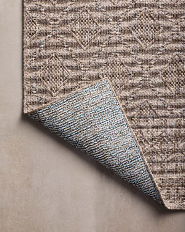 Amber Lewis x Loloi Topanga Natural / Mist Rug 5-Rugs - indoor/outdoor Loloi