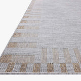 Amber Lewis x Loloi Topanga Silver / Natural Rug 5-Rugs - indoor/outdoor Loloi