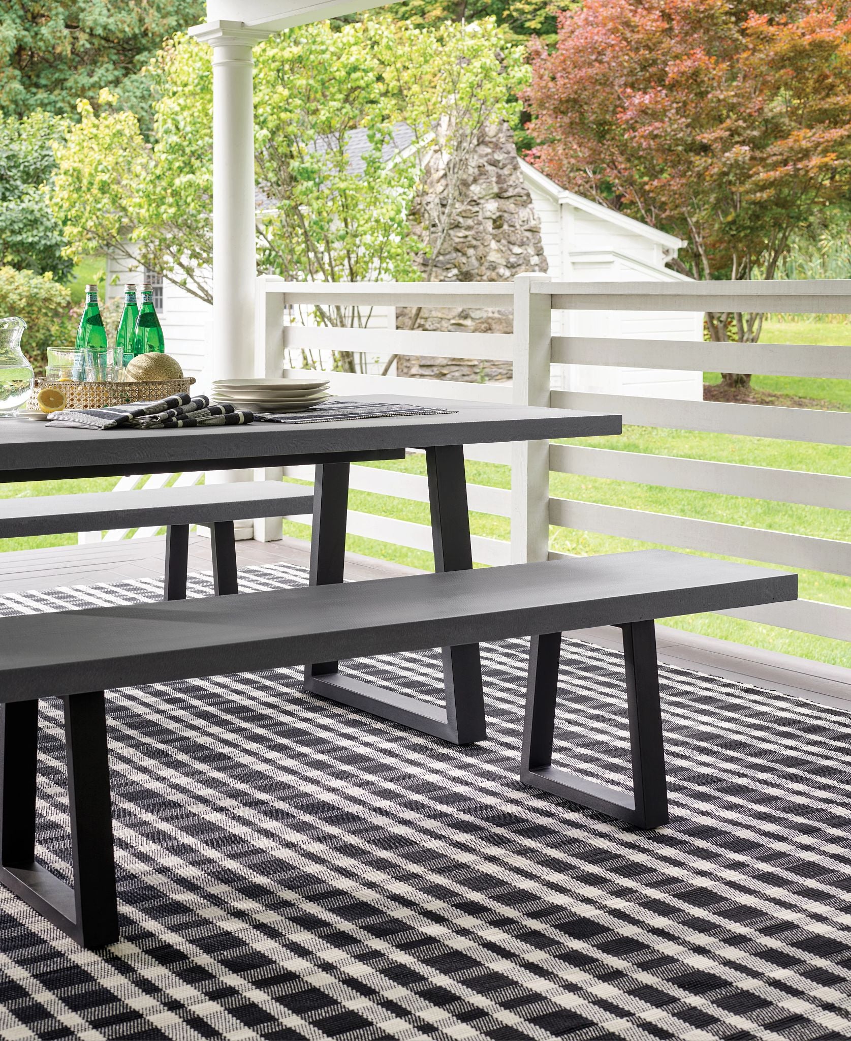 Tattersall Handwoven Indoor/Outdoor Rug RUGS - woven Dash & Albert