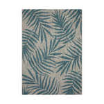 Isle Grey / Aqua Rug 5-Rugs - indoor/outdoor Loloi