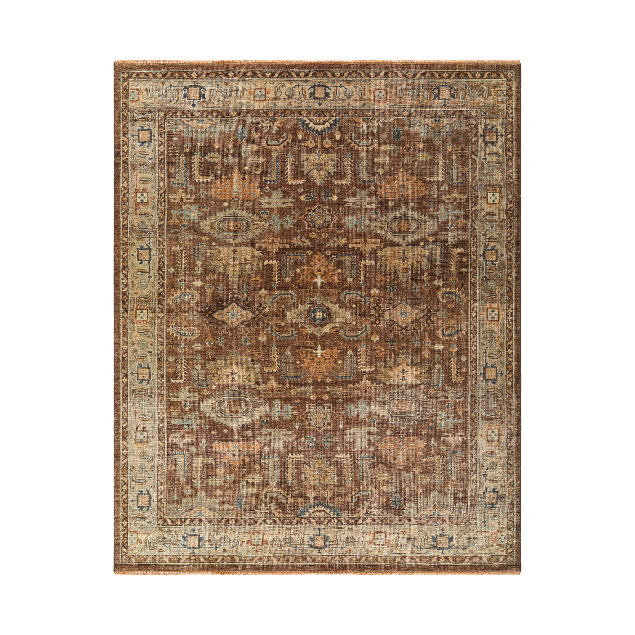 Bijar Umber / Multi Rug RUGS - wool Surya 2' x 3'