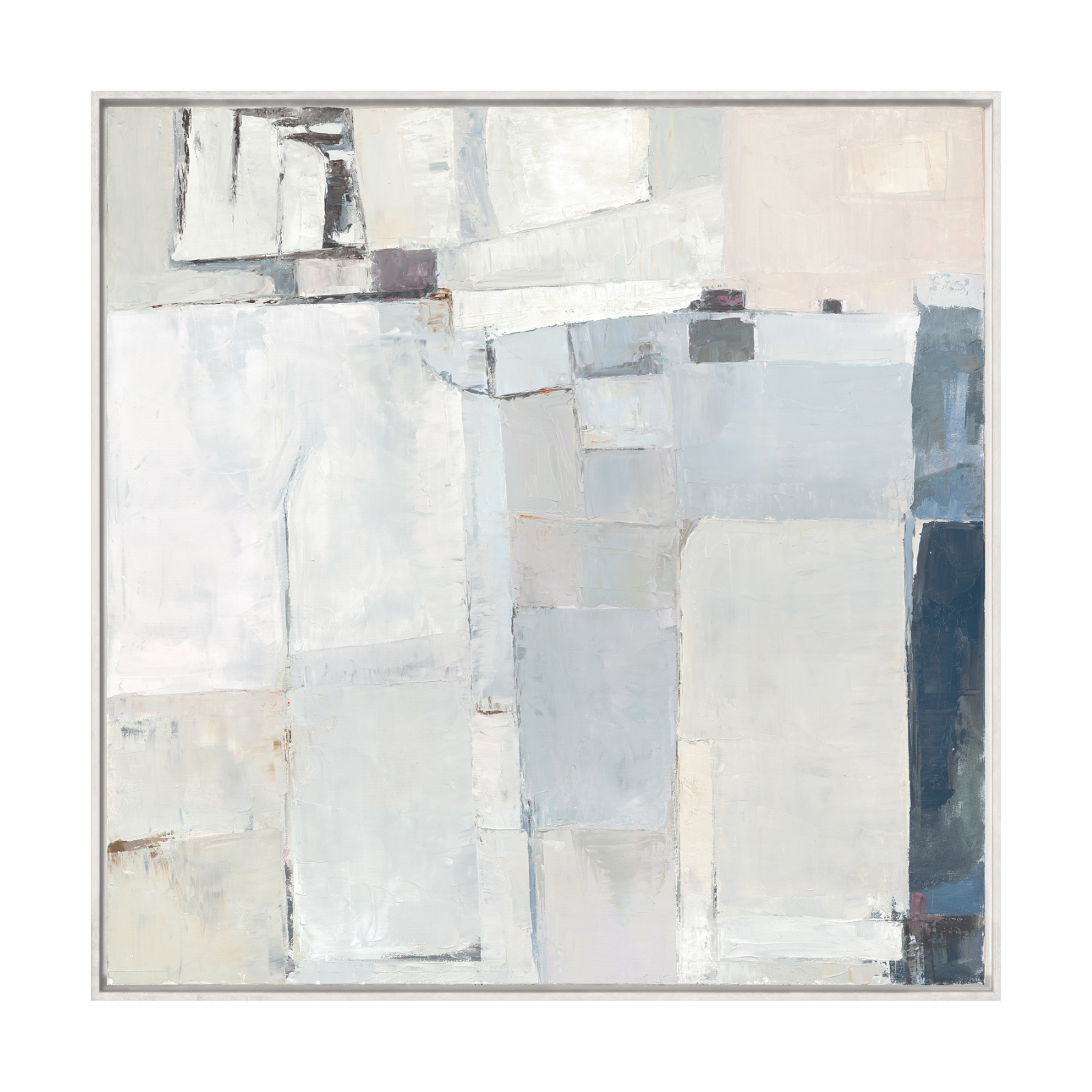 "View of Blue II" Framed Canvas ARTWORK - framed print Celadon Art