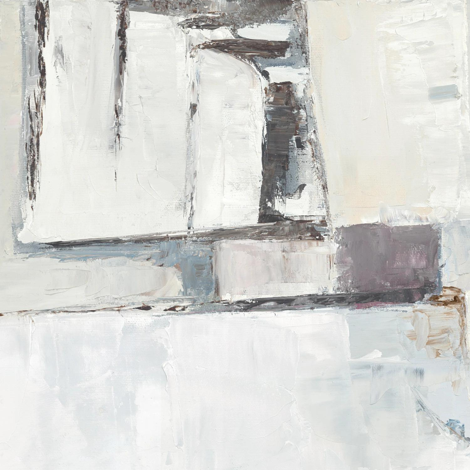 "View of Blue II" Framed Canvas ARTWORK - framed print Celadon Art