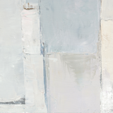 "View of Blue II" Framed Canvas ARTWORK - framed print Celadon Art