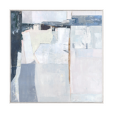 "View of Blue I" Framed Canvas ARTWORK - framed print Celadon Art