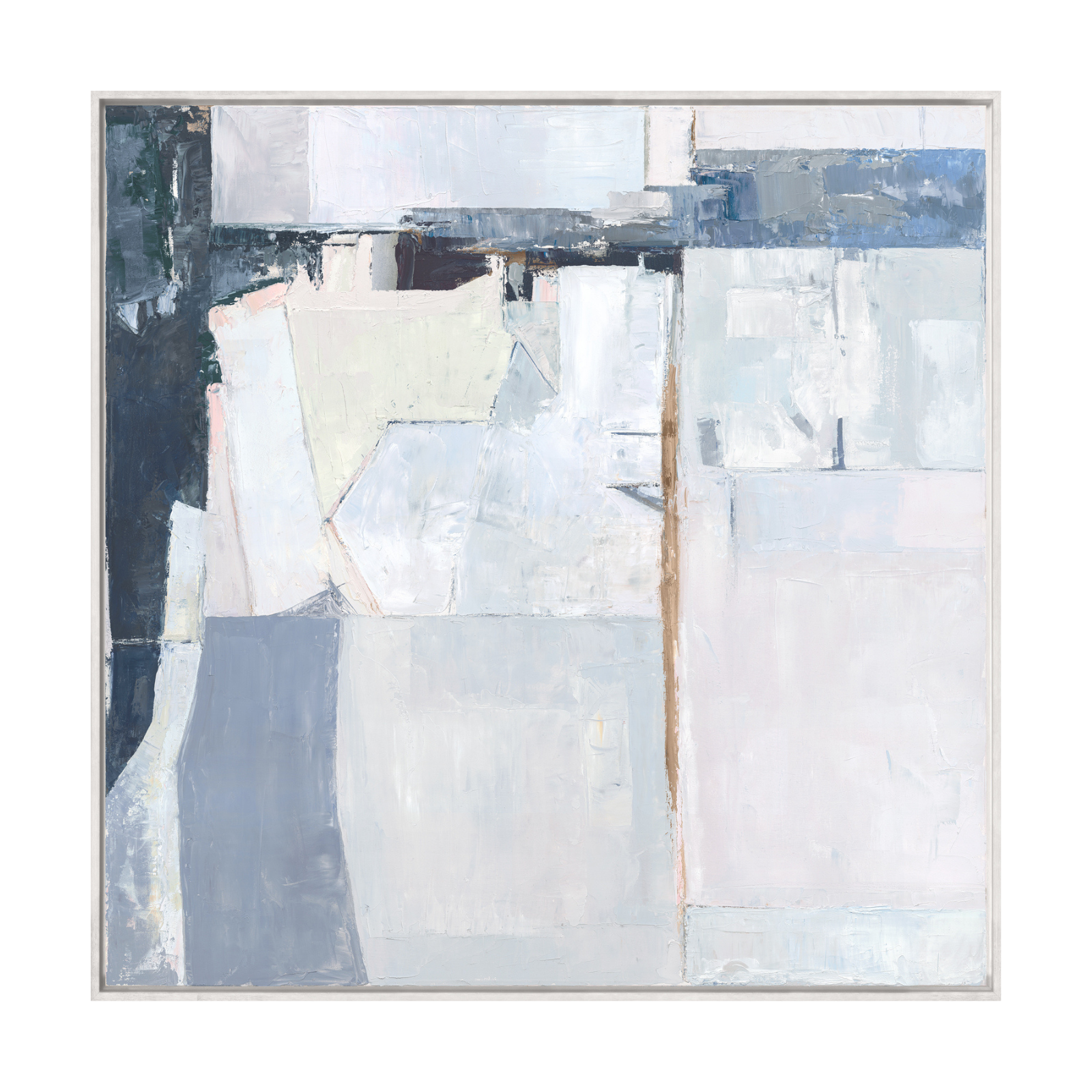 "View of Blue I" Framed Canvas ARTWORK - framed print Celadon Art