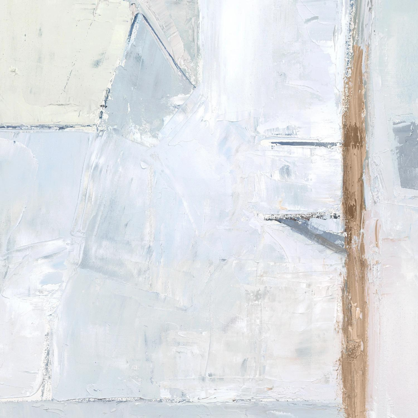 "View of Blue I" Framed Canvas ARTWORK - framed print Celadon Art