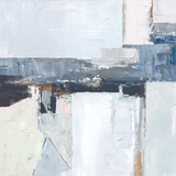 "View of Blue I" Framed Canvas ARTWORK - framed print Celadon Art