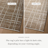 Loloi Wade Brown / Stone Rug 0-patterned rugs Loloi