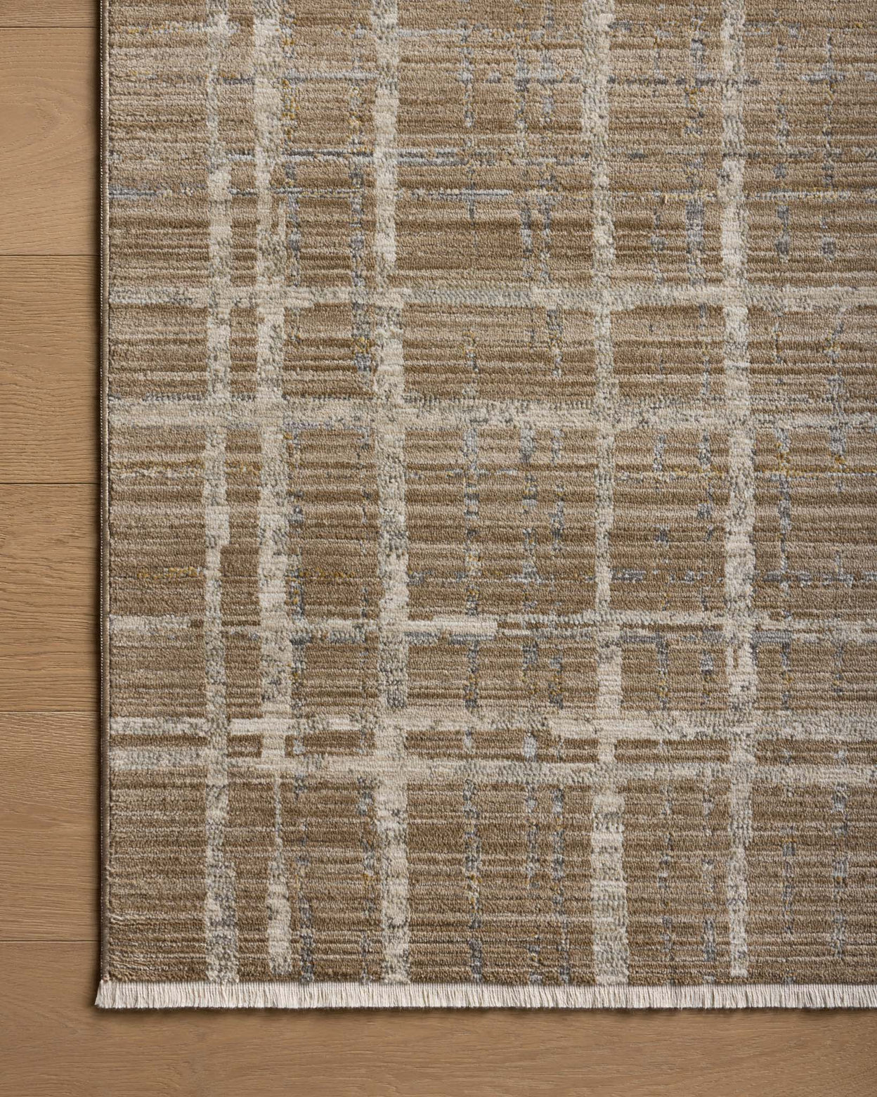 Loloi Wade Brown / Stone Rug 0-patterned rugs Loloi