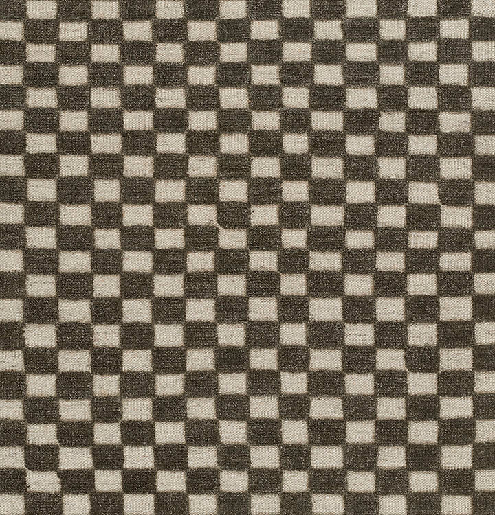 Willa Charcoal Checkerboard Rug 0-rugs-wool Momeni