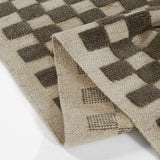 Willa Charcoal Checkerboard Rug 0-rugs-wool Momeni