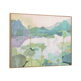 "Lilypads" Framed Canvas ARTWORK - painting Moe's Furniture