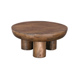 Whittier Coffee Table 4 - b - FURNITURE - coffee table - round LH IMPORTS
