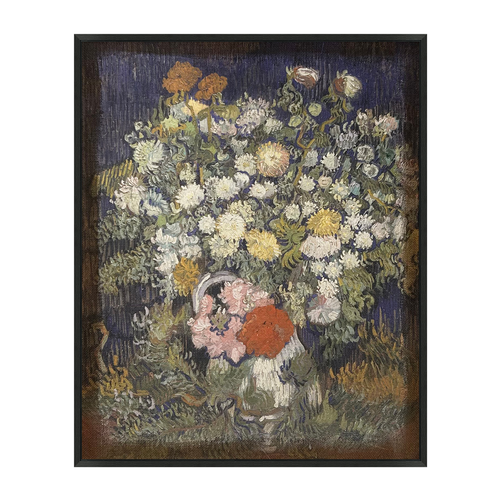 "Wildflower Vase" Framed Art Print ARTWORK - framed print Wendover Art Group