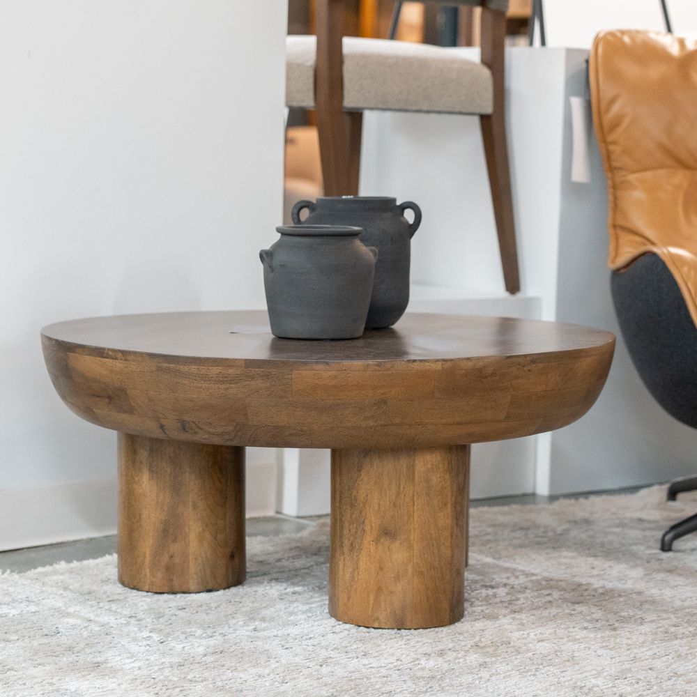 Whittier Coffee Table 4 - b - FURNITURE - coffee table - round LH IMPORTS