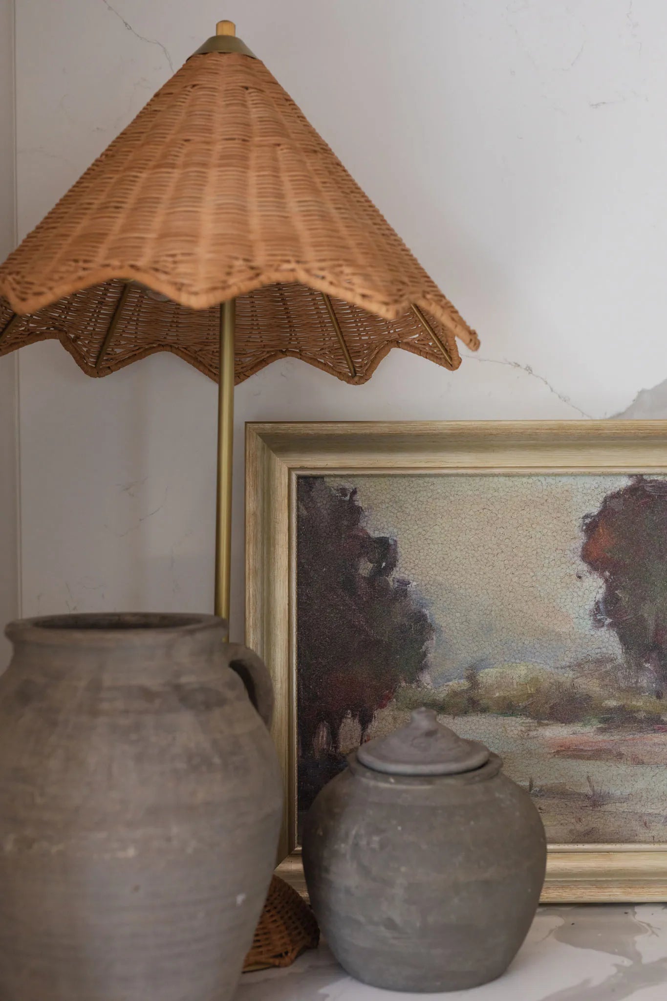 Vintage Louis Lidded Pot vase Hauer Market