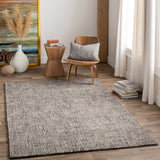 Aiden Charcoal Rug RUGS - wool Surya