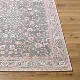 Aria Olive / Blush Washable Rug RUGS - synthetic Surya