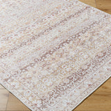 Aria Camel / Rust Washable Rug RUGS - synthetic Surya