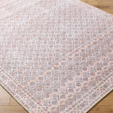 Aria Blush / Mocha Washable Rug RUGS - synthetic Surya