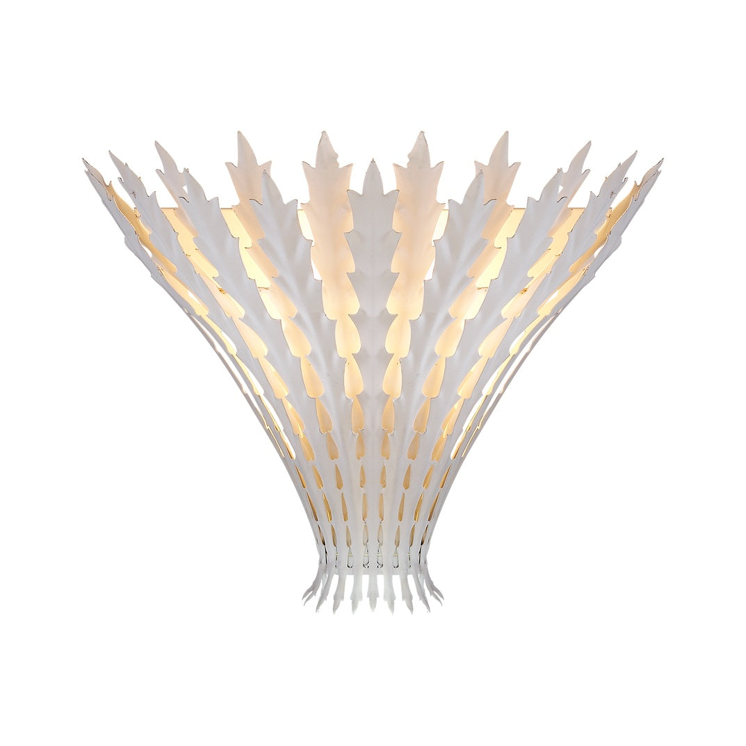 Hampton Wall Light LIGHTING - sconce Visual Comfort Plaster White