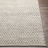 Aurelia Diamond Slate Rug RUGS - synthetic Surya