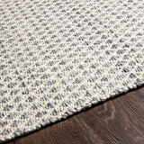 Aurelia Diamond Slate Rug RUGS - synthetic Surya