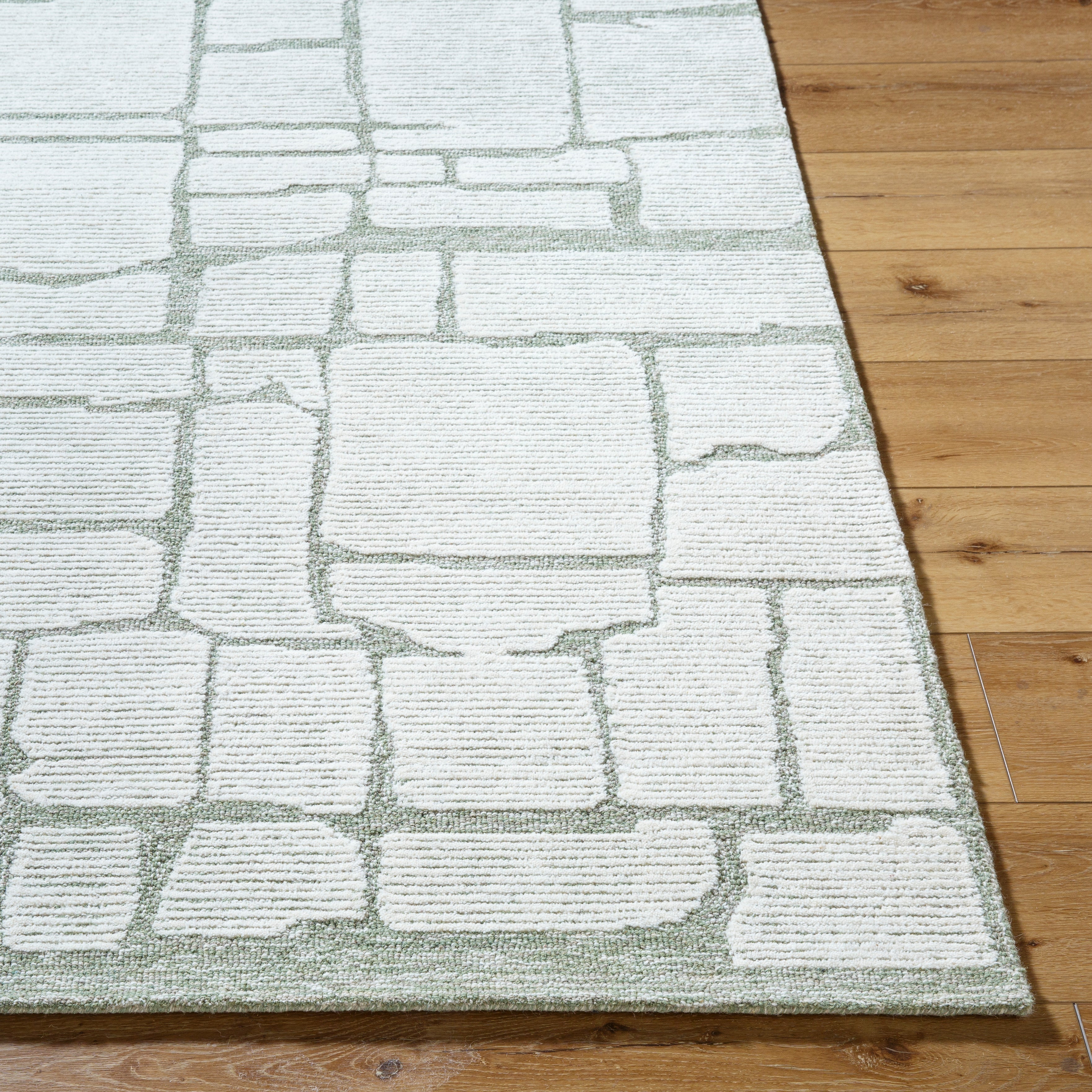 Benny Ivory / Sage Rug RUGS - wool Surya