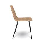 Celia Woven Dining Chair - Natural 10 - b - FURNITURE - dining chair Style In Form