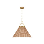 Whitby Extra Large Pendant LIGHTING - pendant Visual Comfort Burnished Brass