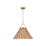 Whitby Extra Large Pendant LIGHTING - pendant Visual Comfort Burnished Brass
