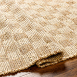 Darby Checkered Jute Rug 0-patterned rugs Surya