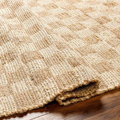 Darby Checkered Jute Rug 0-patterned rugs Surya