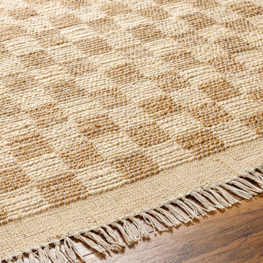 Darby Checkered Jute Rug 0-patterned rugs Surya