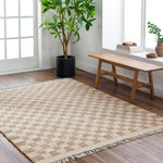 Darby Checkered Jute Rug 0-patterned rugs Surya
