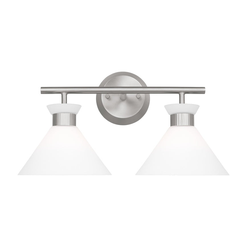 Belcarra 2 - Light Bath LIGHTING - vanity Visual Comfort Brushed Steel