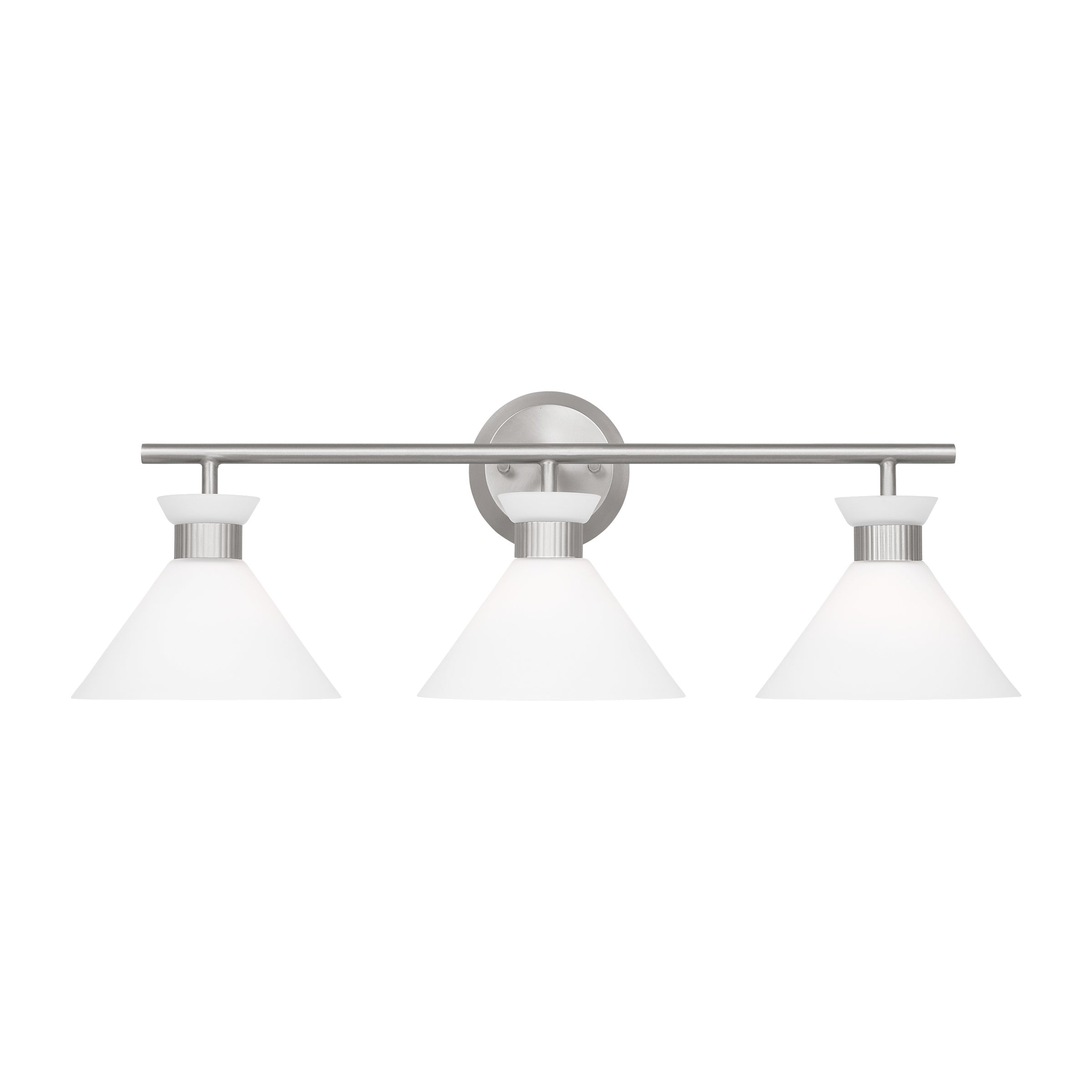 Belcarra 3 - Light Bath LIGHTING - vanity Visual Comfort Brushed Steel