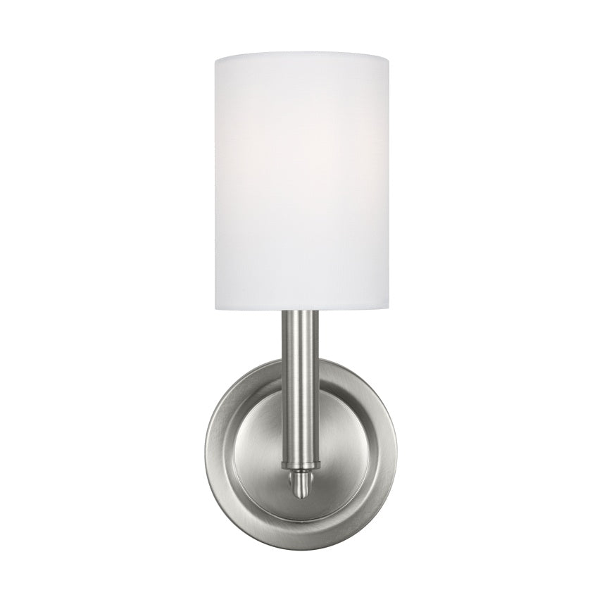 Egmont Medium Sconce LIGHTING - sconce Visual Comfort Brushed Steel