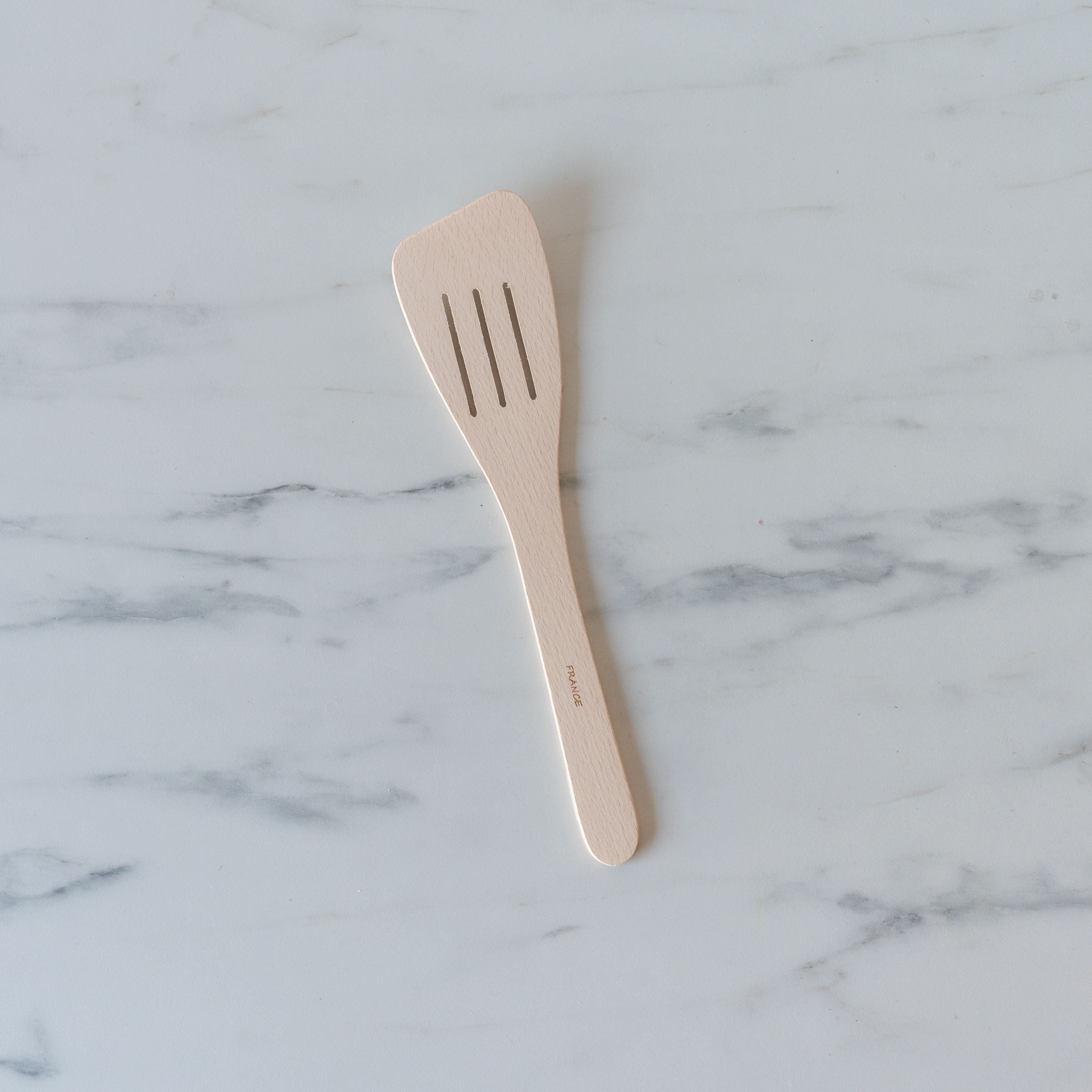 Slotted Beechwood Spatula wood spatula David Shaw