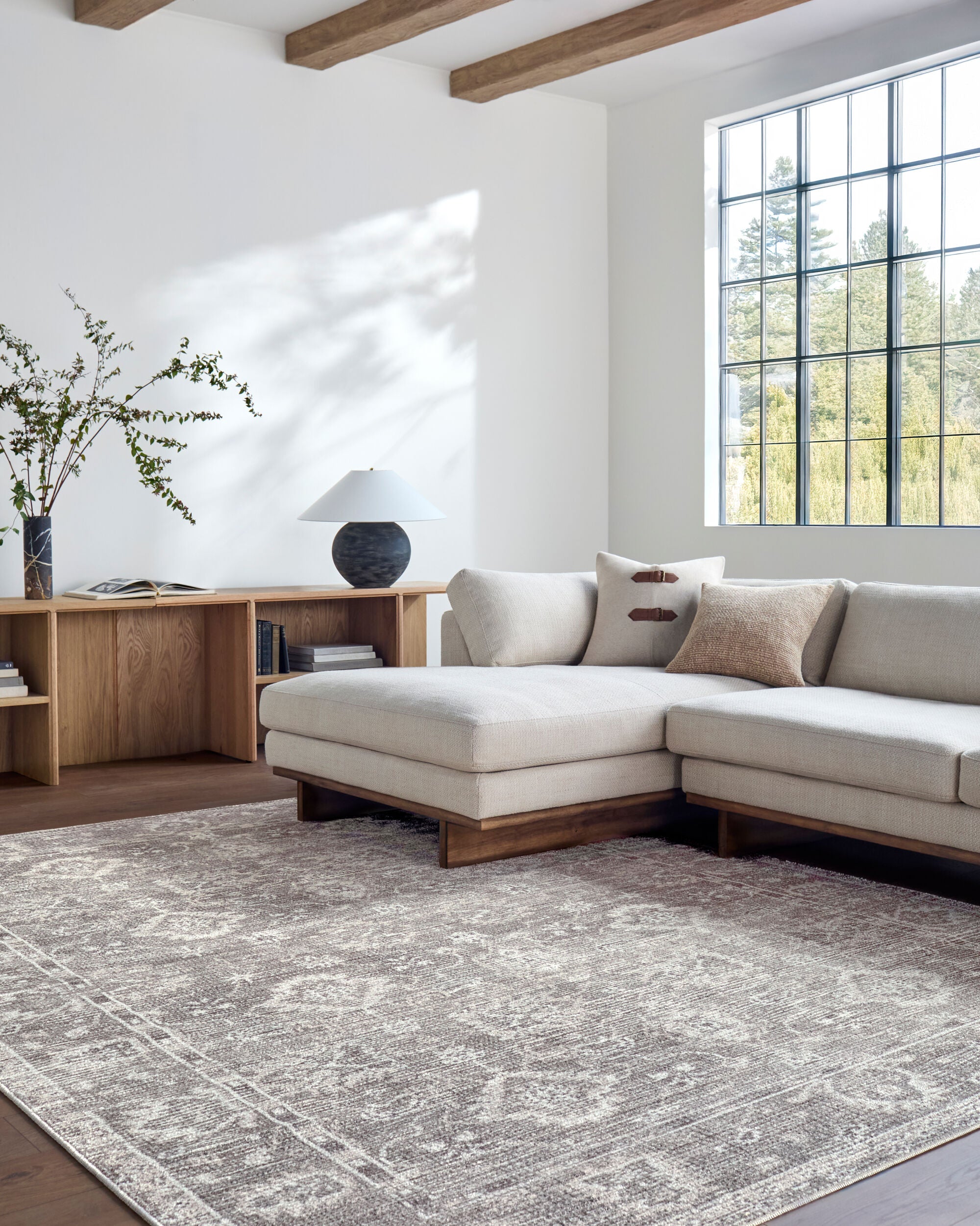 Collins Avenue Taupe Rug RUGS - synthetic Surya