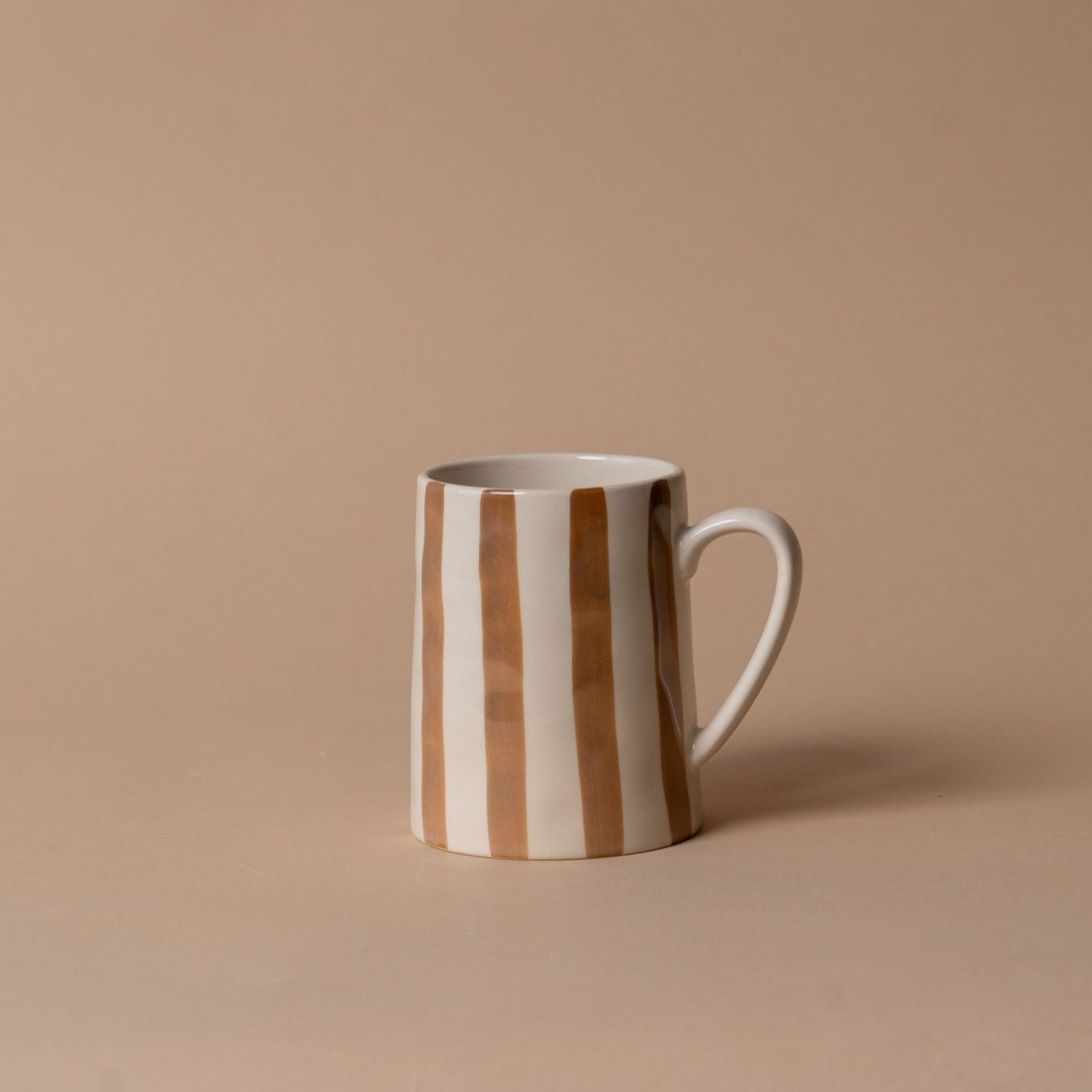 Hand-Painted Stripe Mug - Rug & Weave