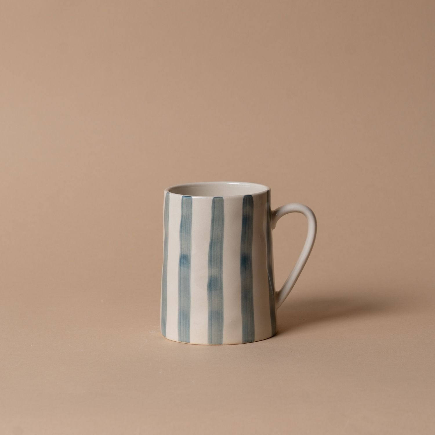 Hand-Painted Stripe Mug - Rug & Weave