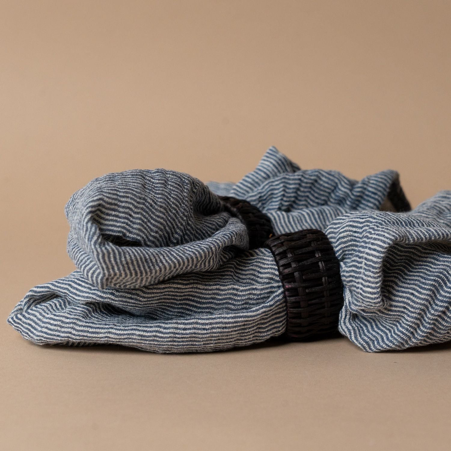 Blue Stripe Double Cloth Napkin - Rug & Weave
